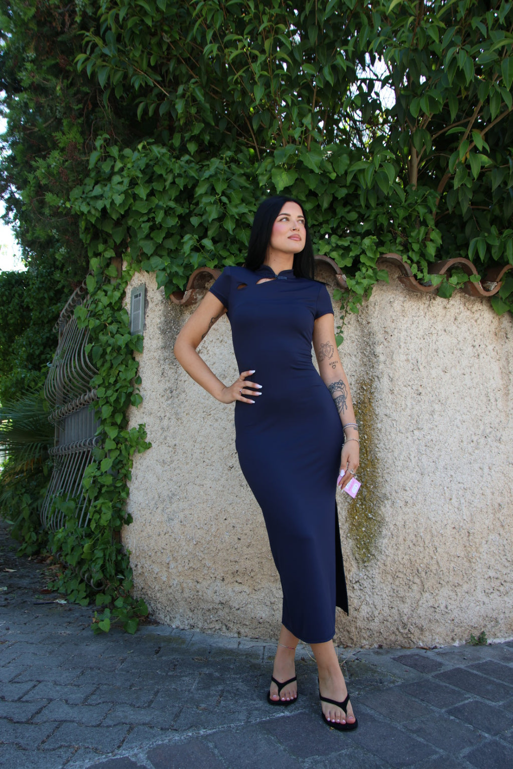 Vestito Yuki Blu