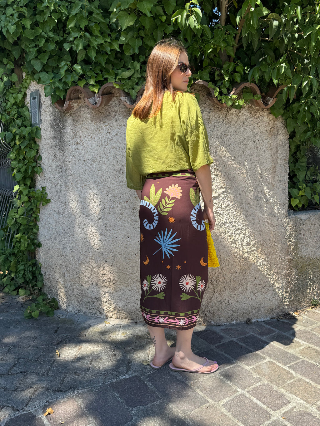 Pareo Creta Marrone