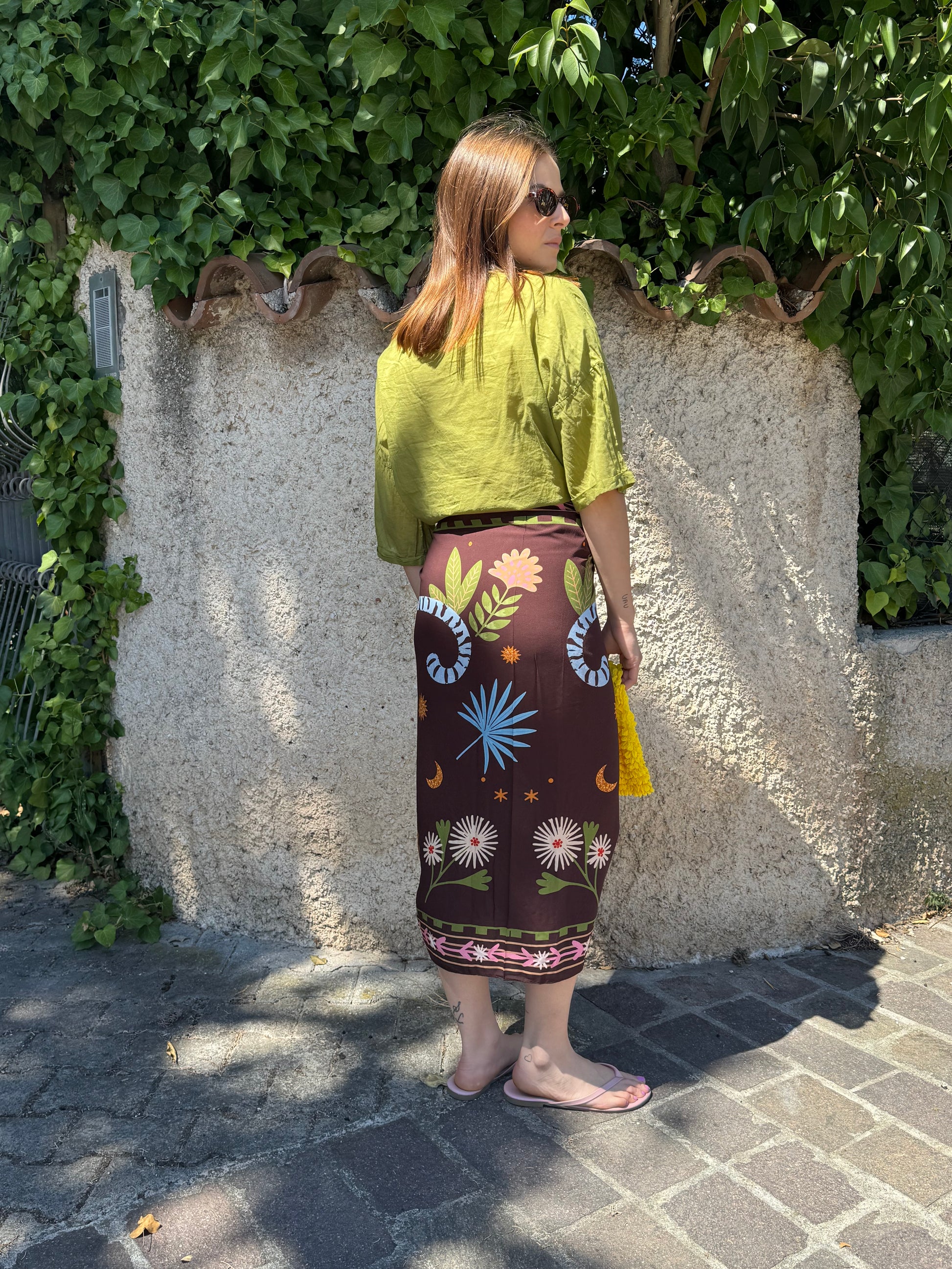 Pareo Creta Marrone