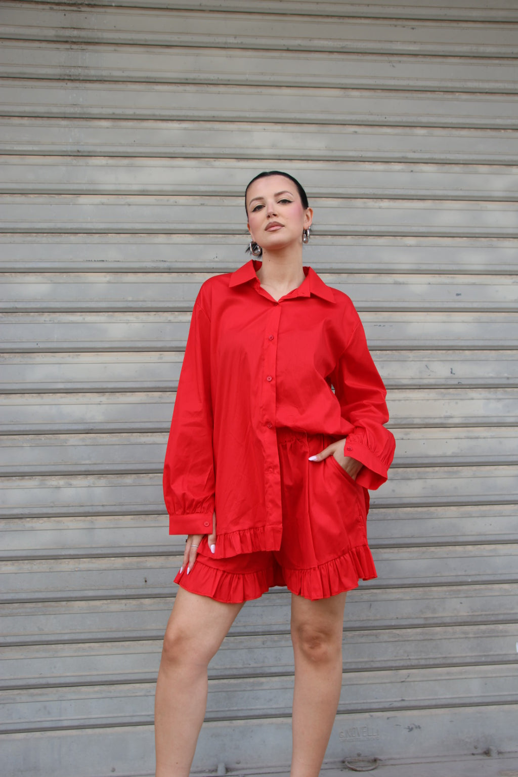 Coordinato Magnolia Rosso
