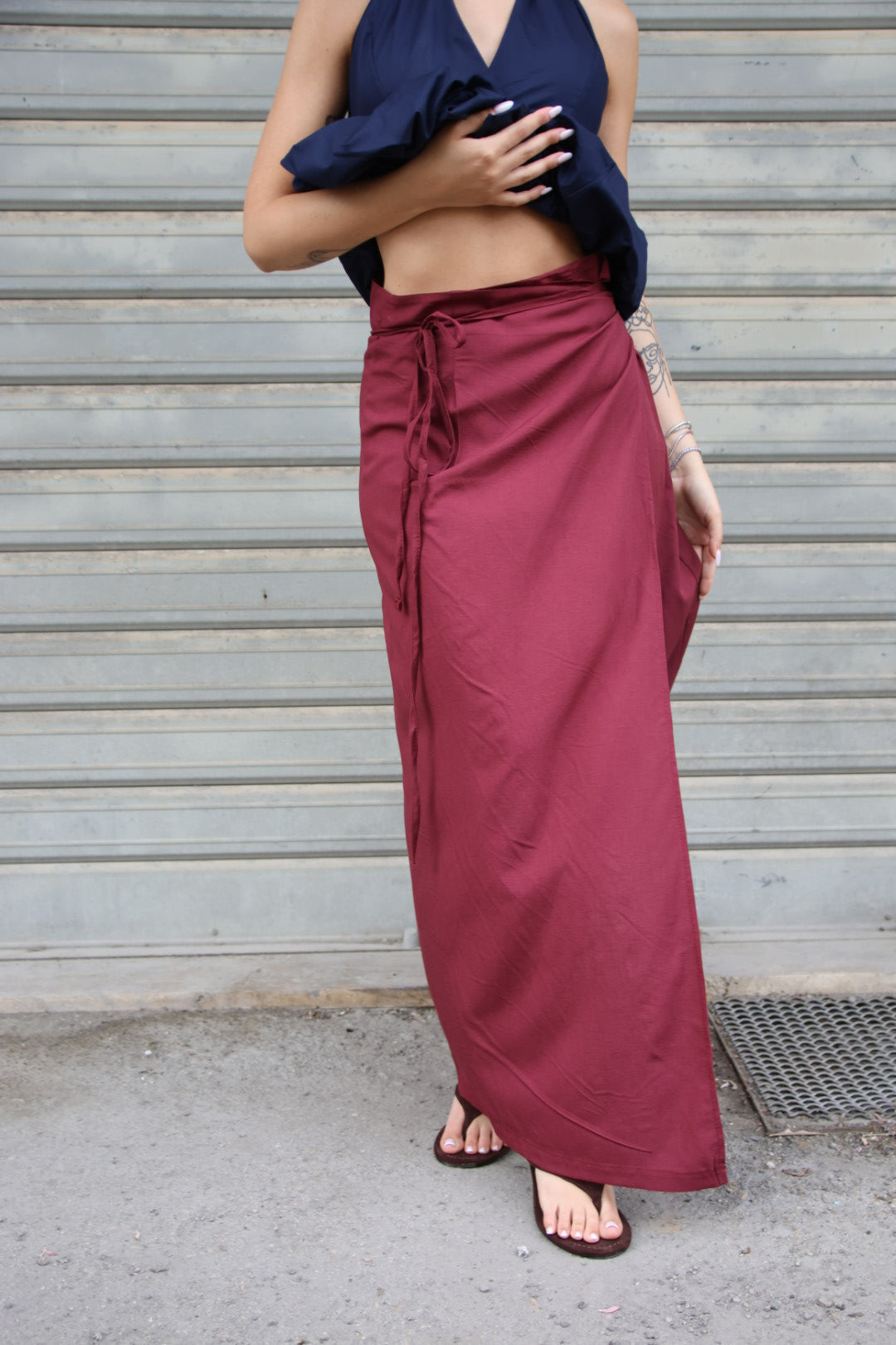 Pareo Melissa Bordeaux