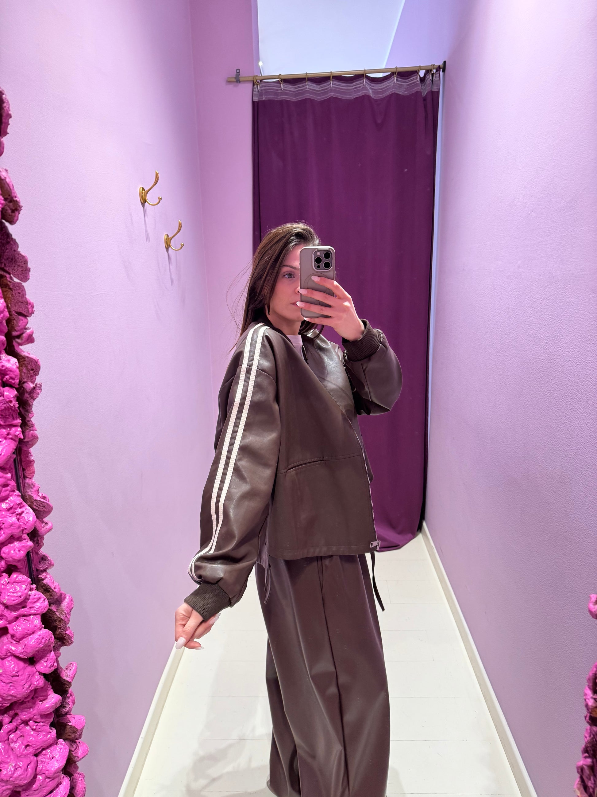 Bomber Rosalia Marrone