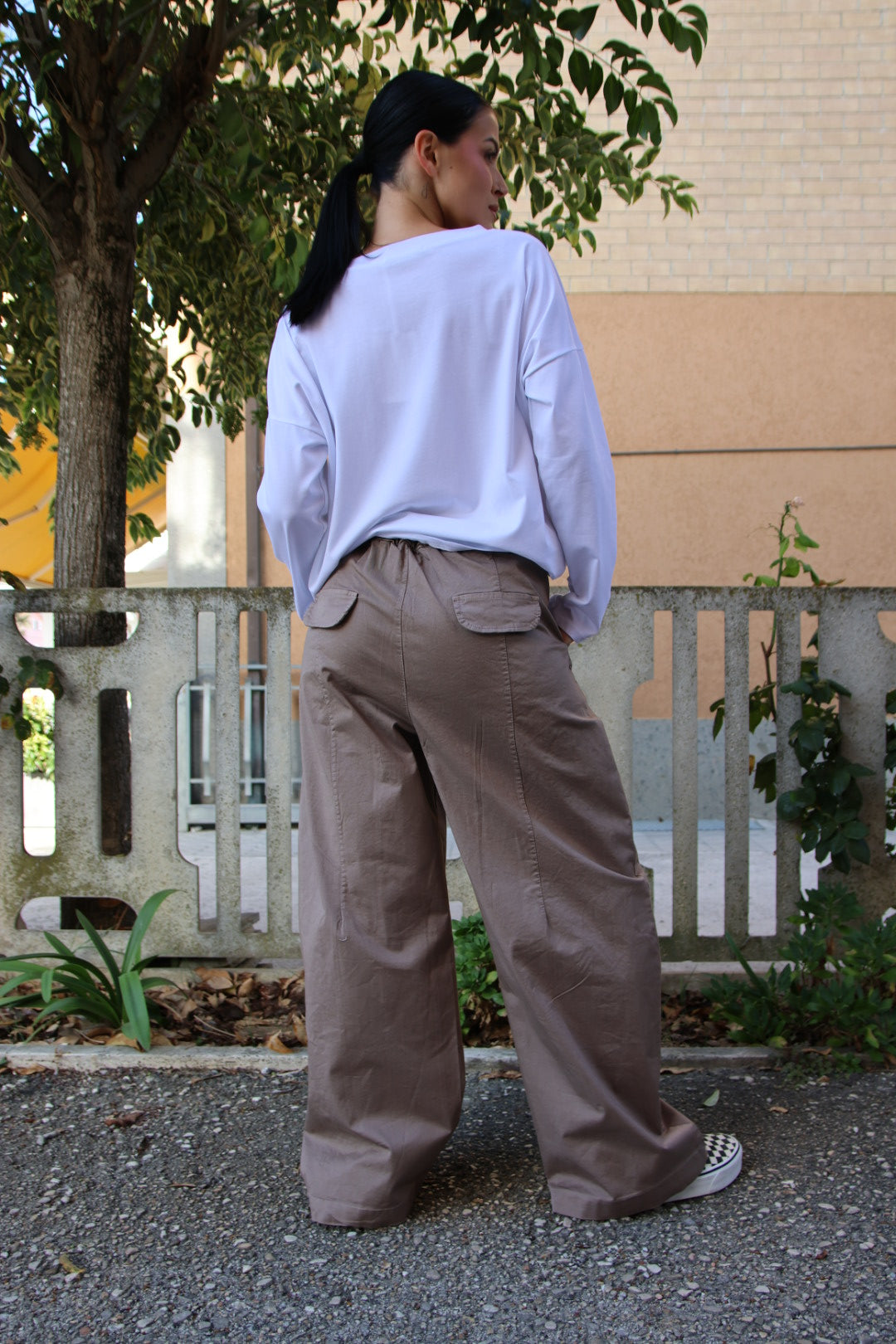 Pantalone Flora Tortora