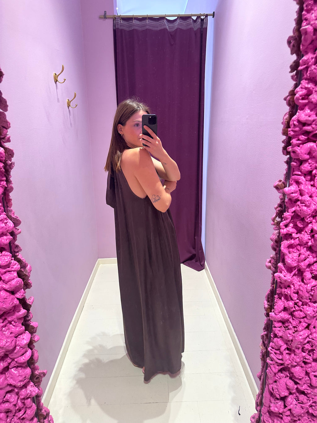 Vestito Amal Marrone