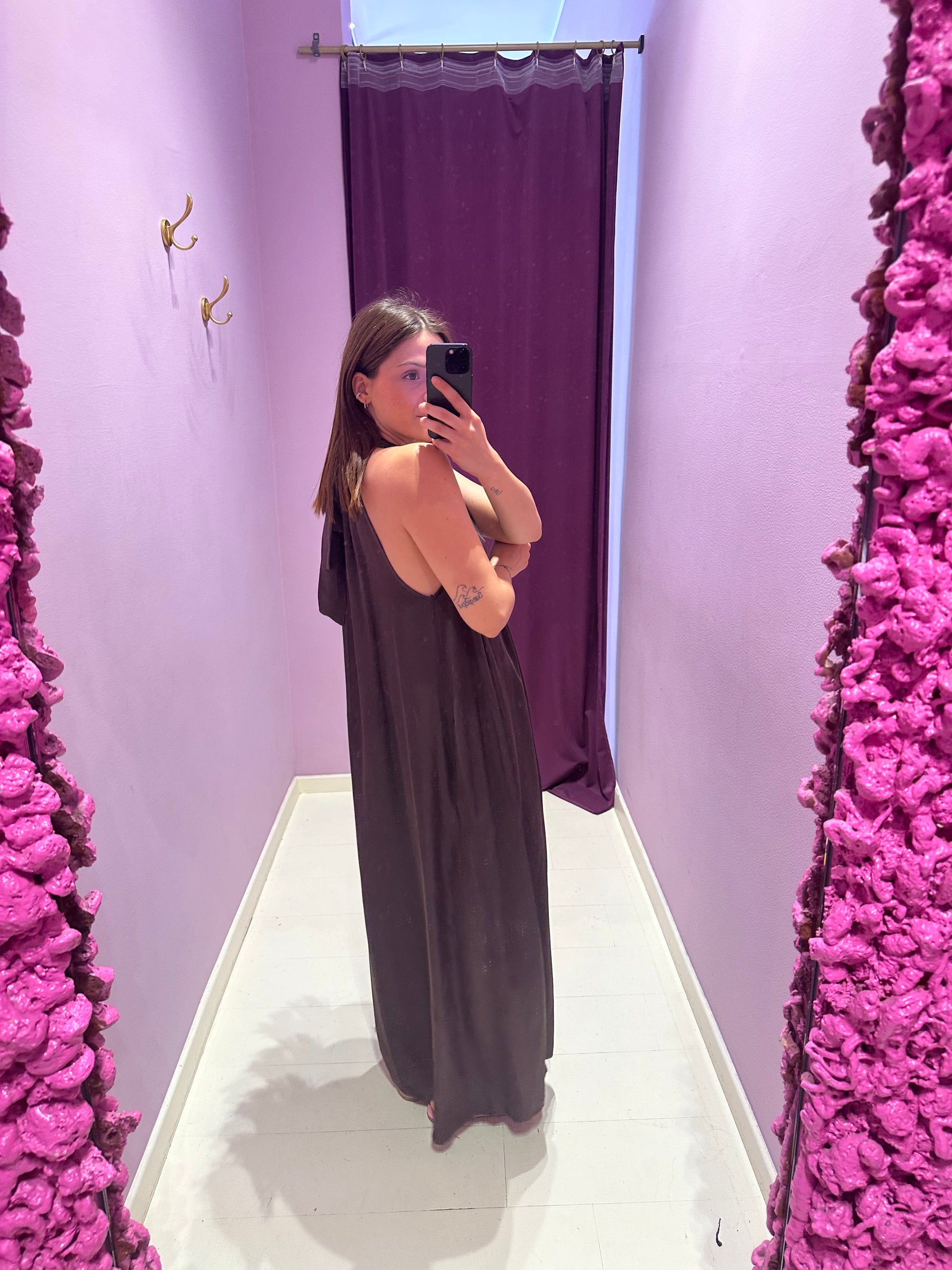 Vestito Amal Marrone