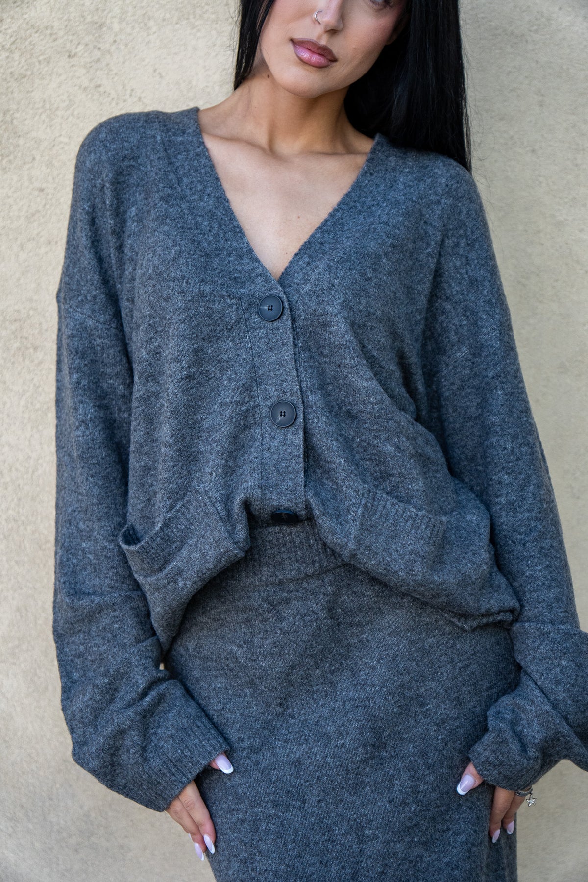 Cardigan Melrose Grigio