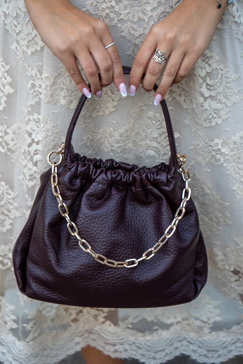 Borsa Derby Burgundy