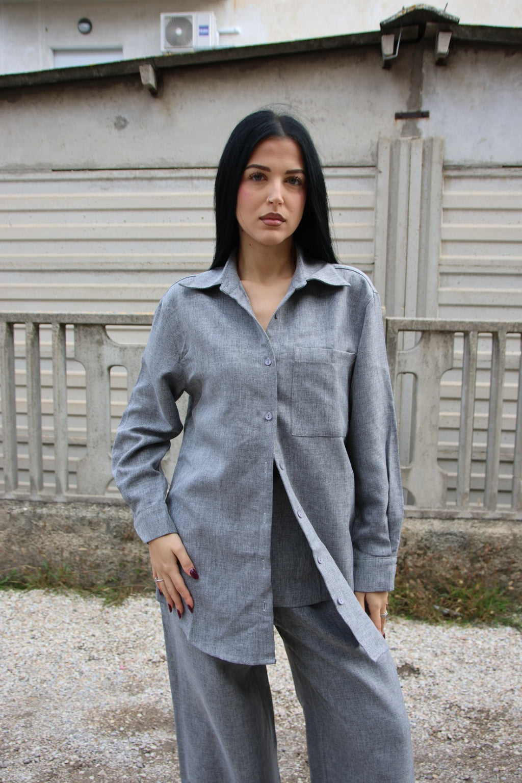 Camicia Diana Grigia