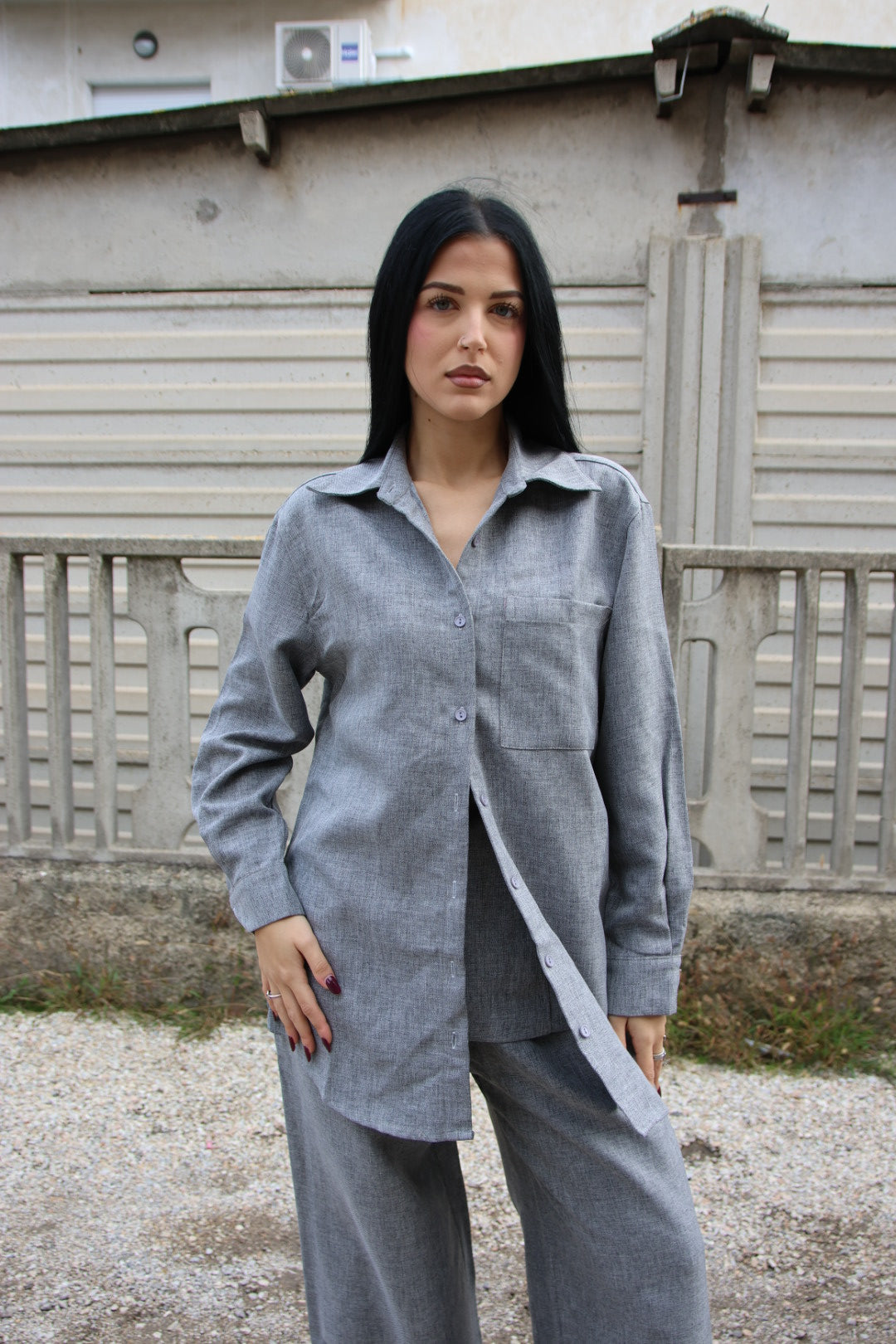 Camicia Diana Grigia