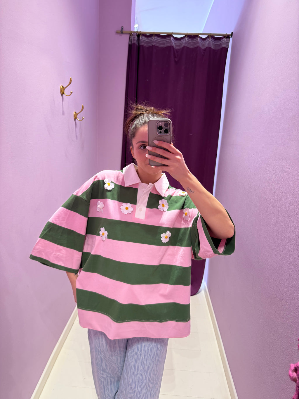 T-Shirt Flower Verdone