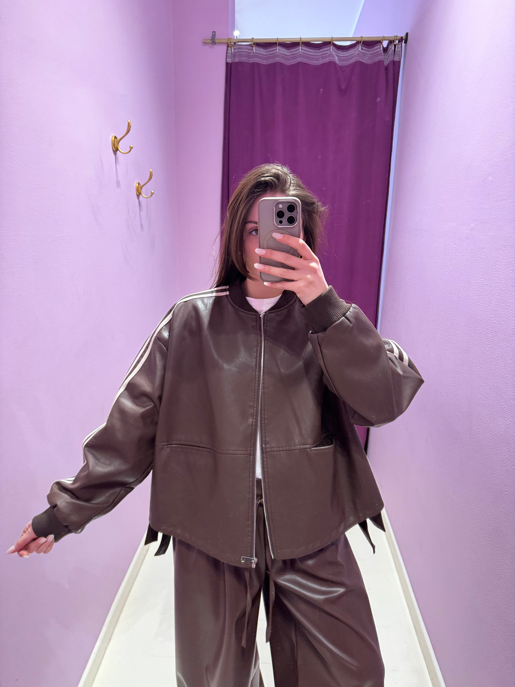 Bomber Rosalia Marrone