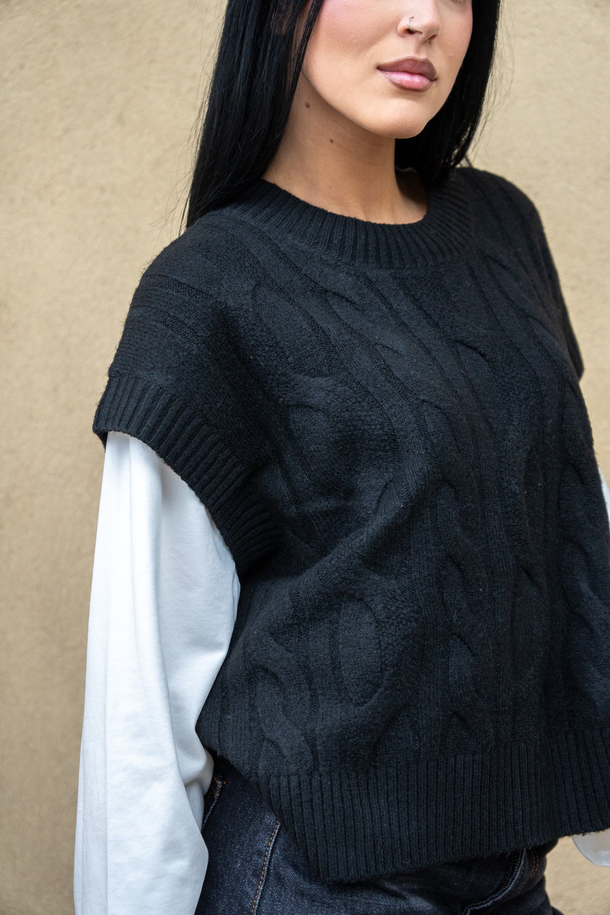 Gilet Iris Nero