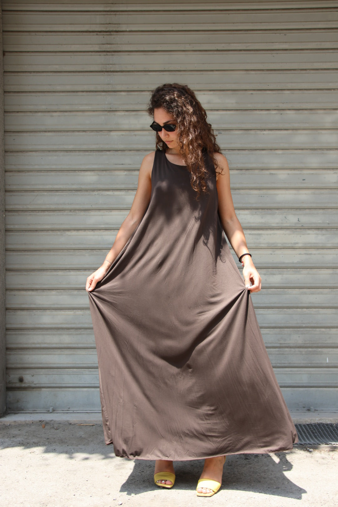 Vestito Yolanda Marrone