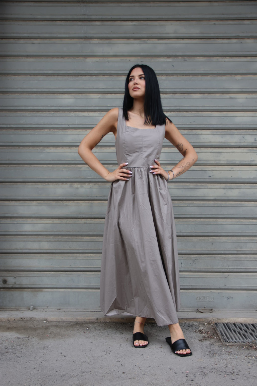 Vestito Corinne Greige