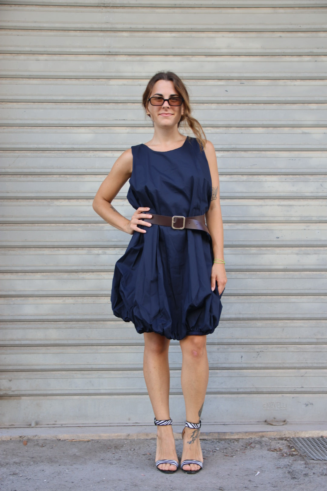 Vestito Balloon Blu
