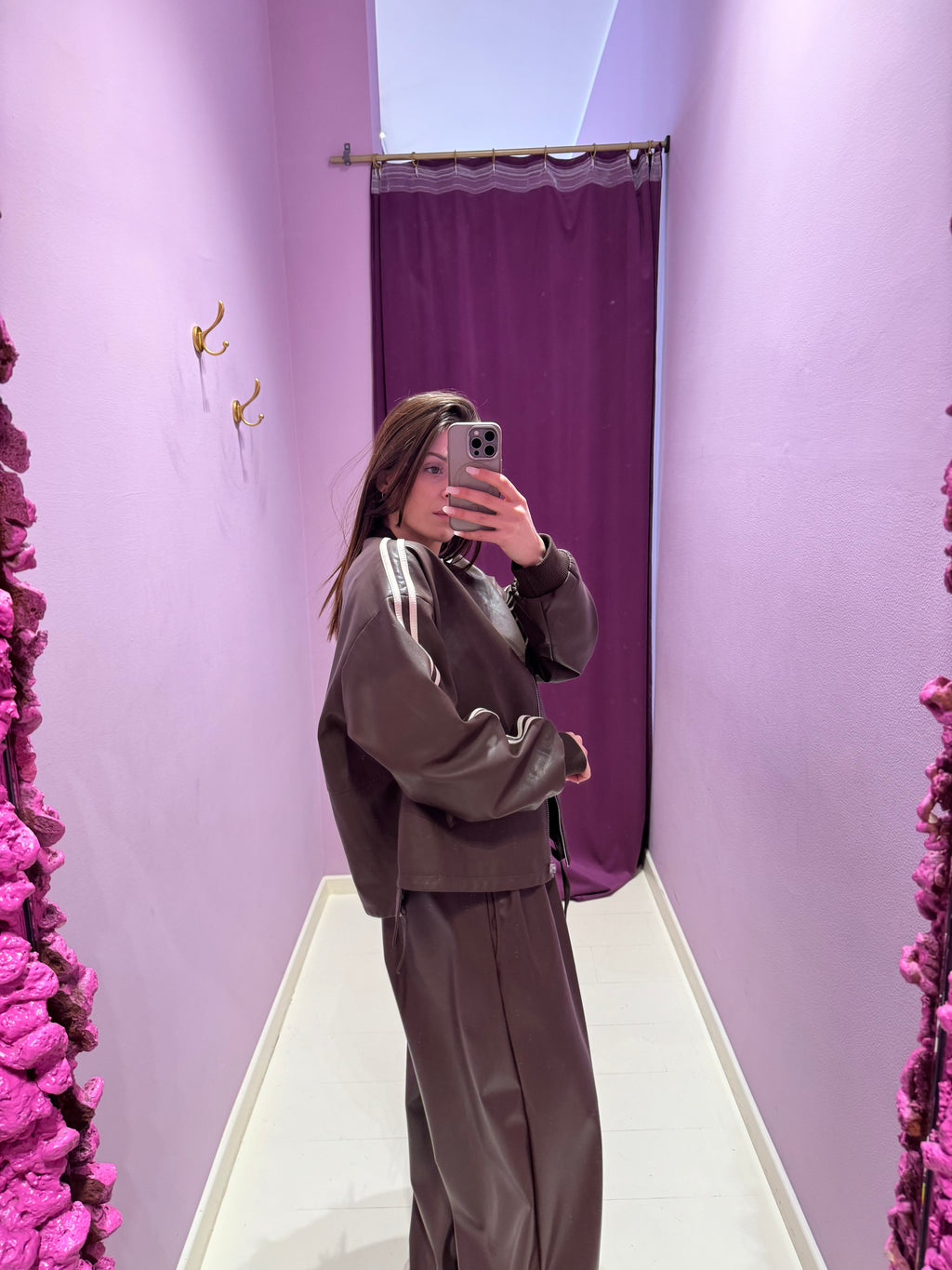 Bomber Rosalia Marrone