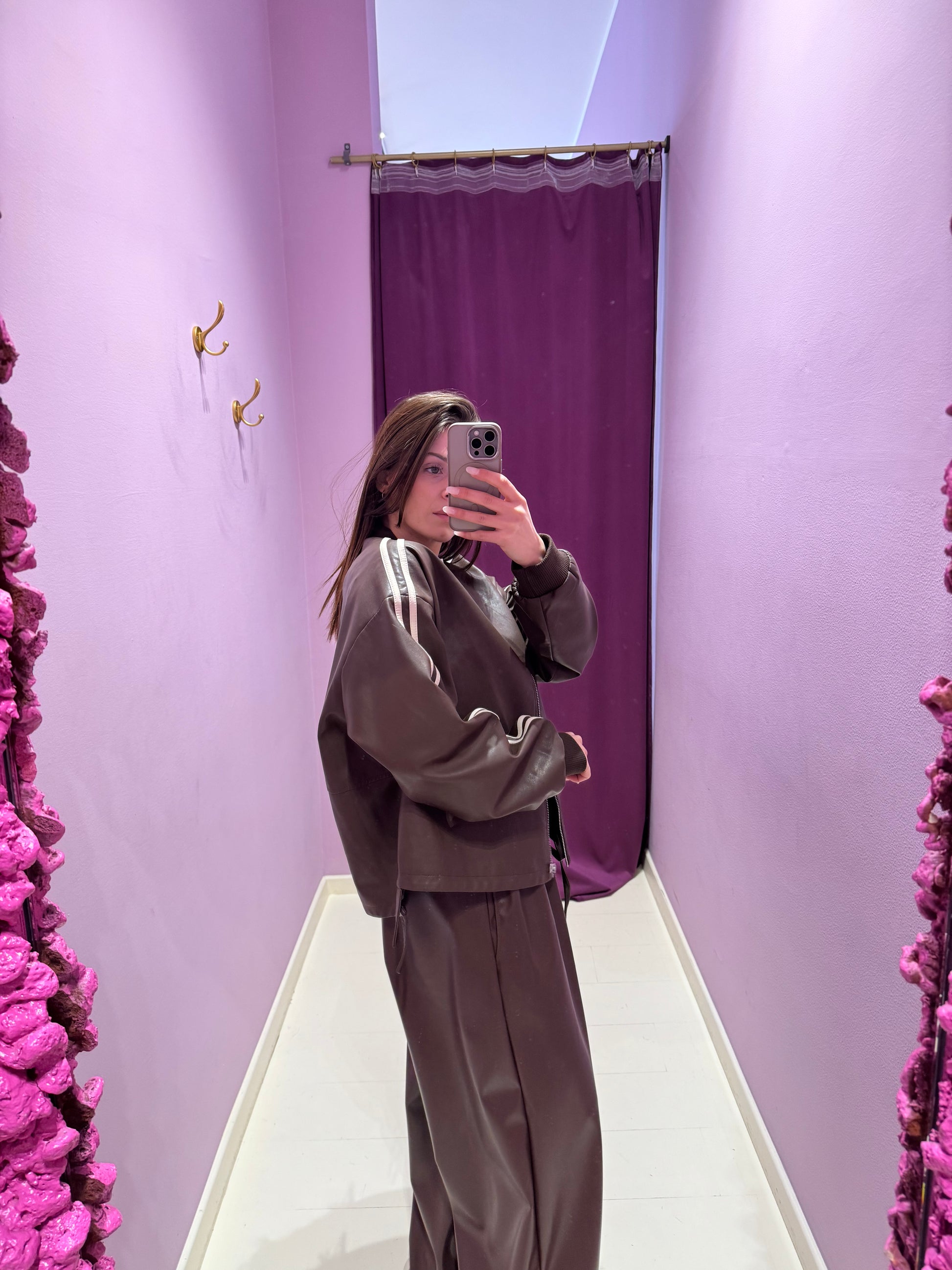 Bomber Rosalia Marrone