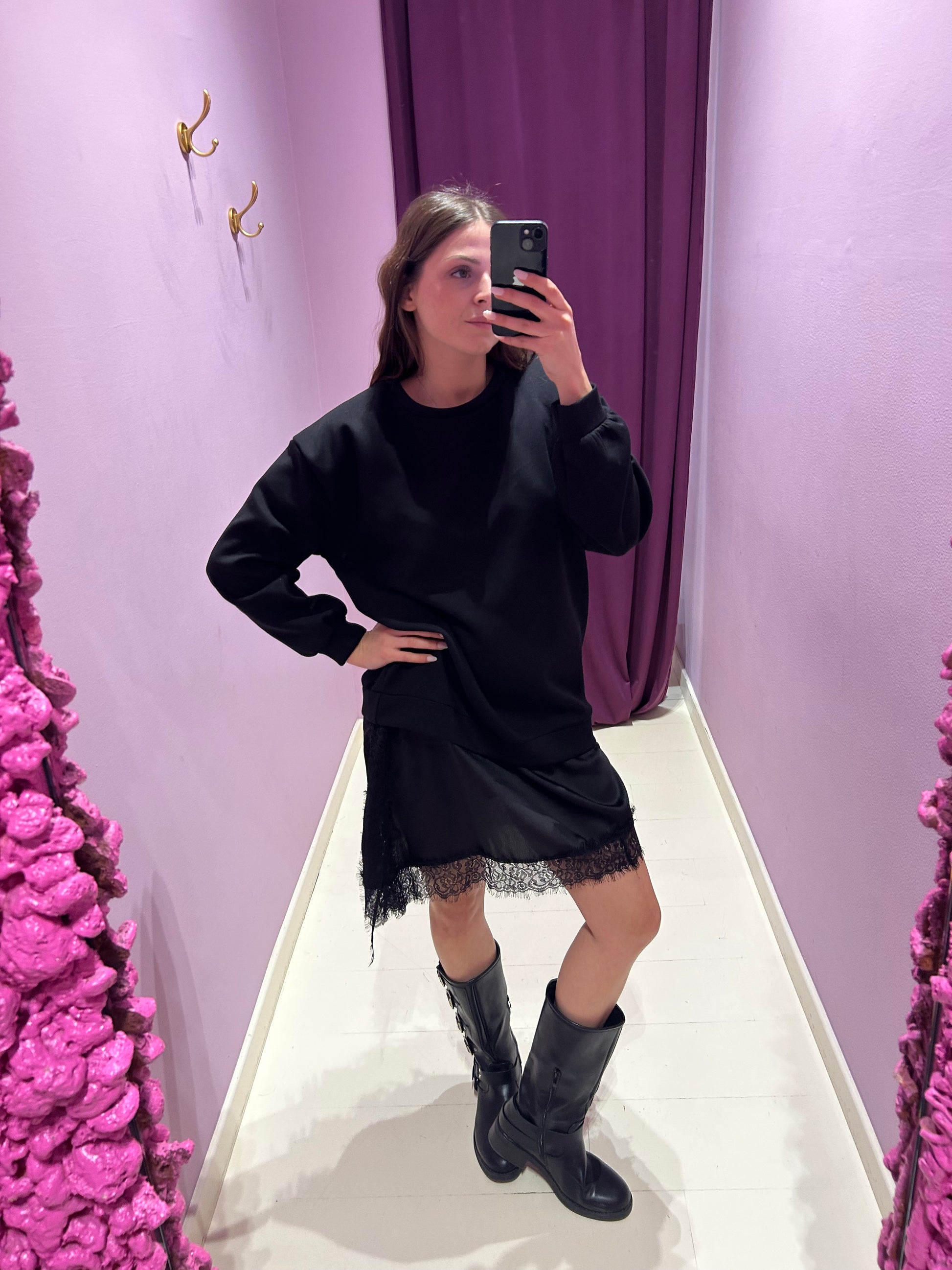 Felpa Dress Nina Nera