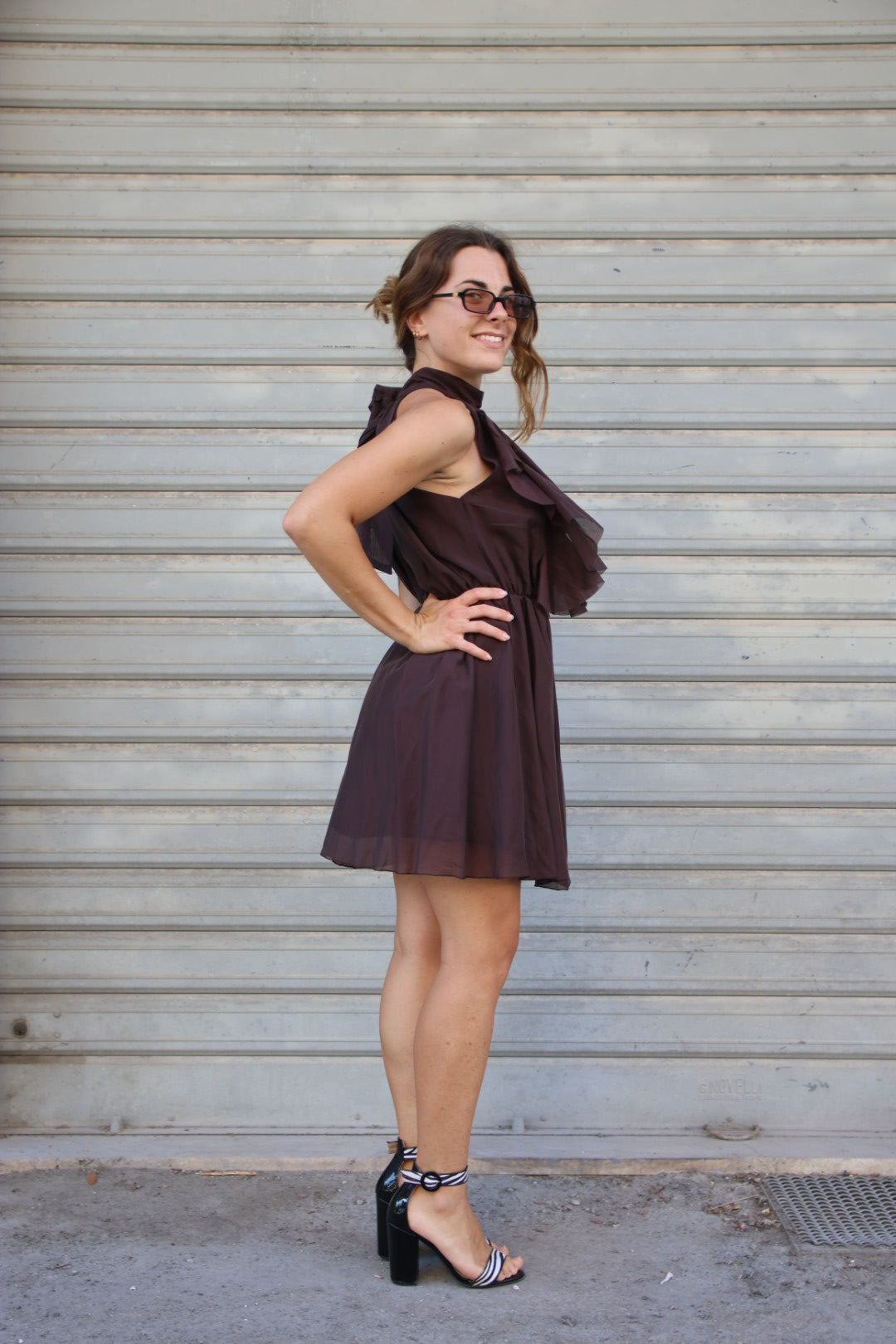Vestito Mel Marrone
