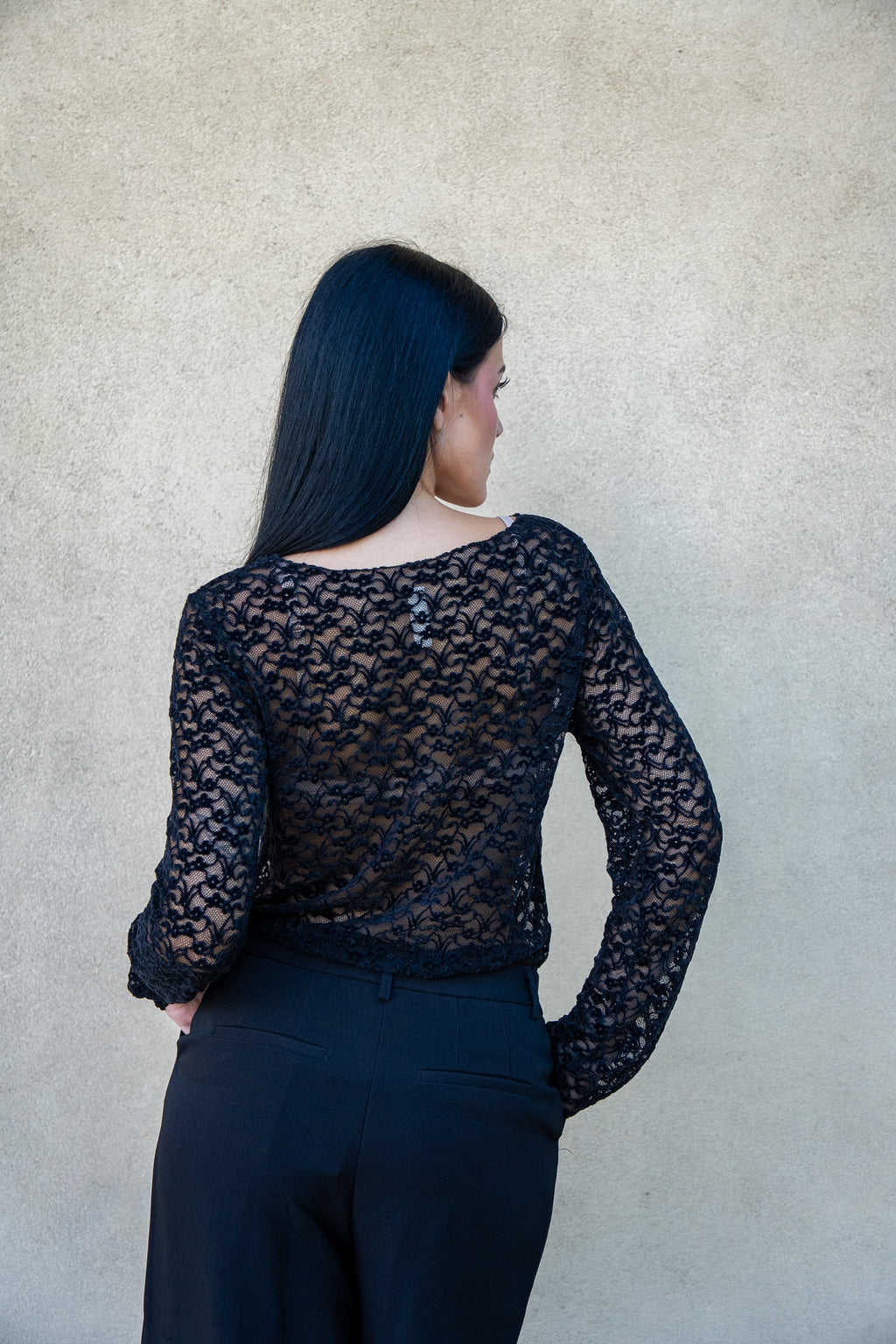Maglia Pizzo Nera