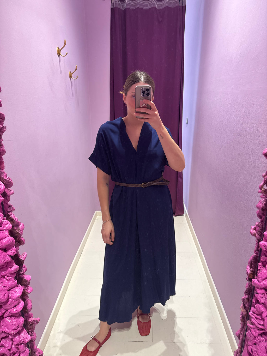 Abito Kimono Blu Royal