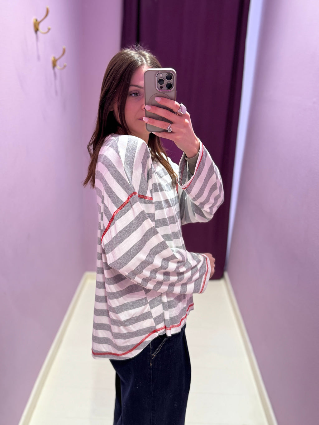 Maglia Stipes Grigia