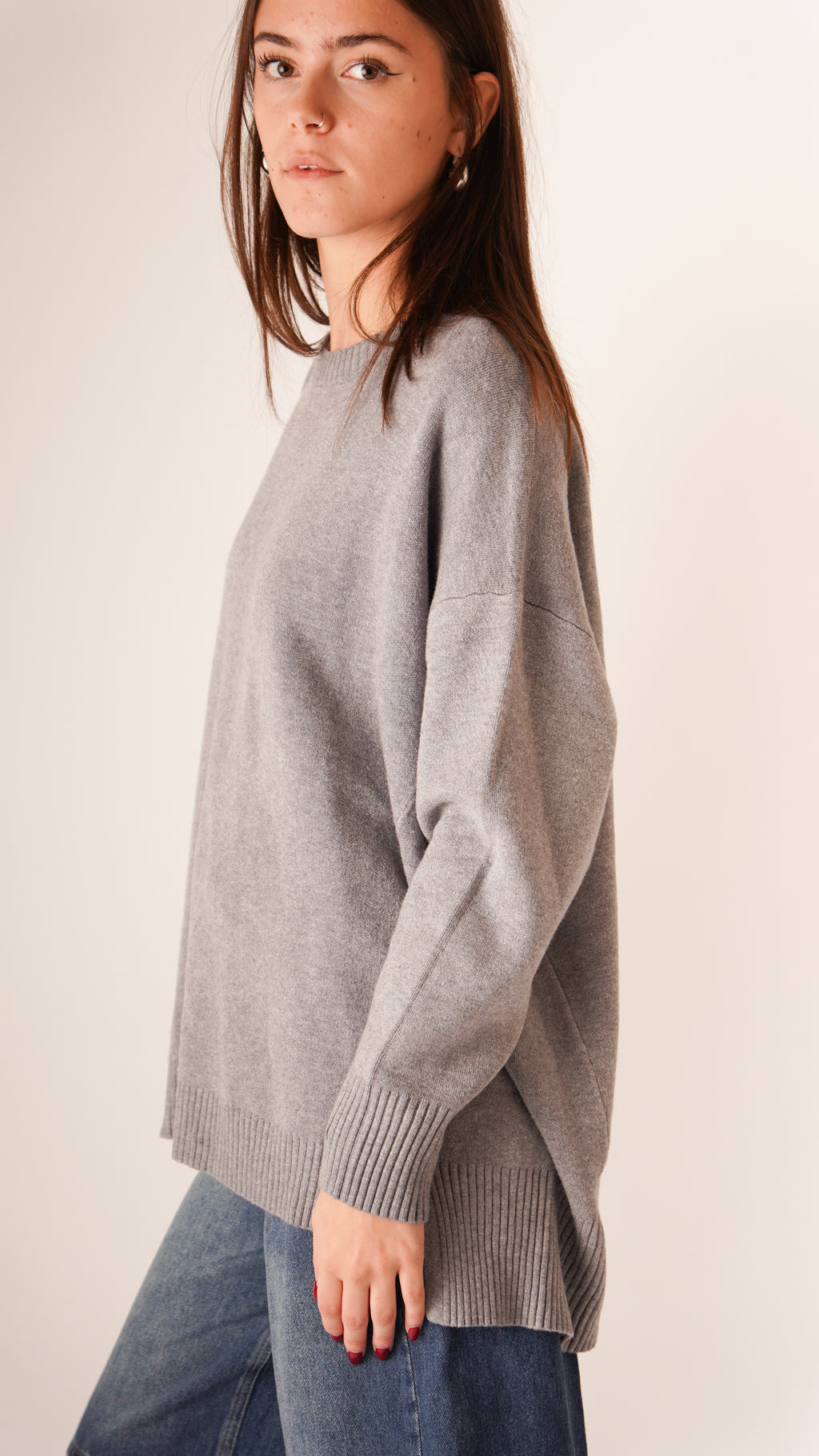 Maxi Maglia Sveva Grigia