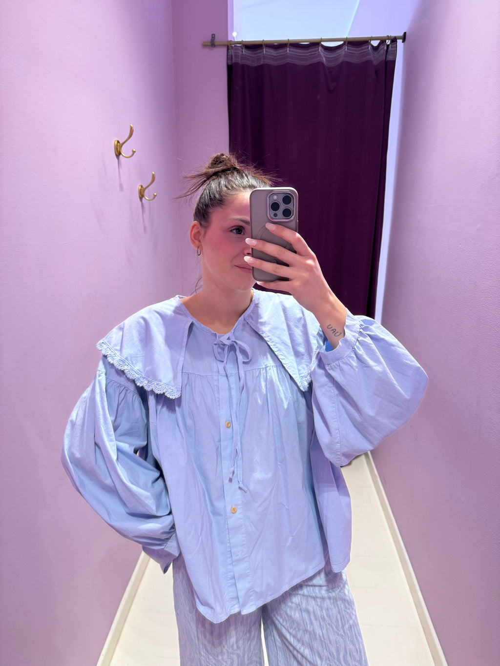 Camicia Valentine Azzurra