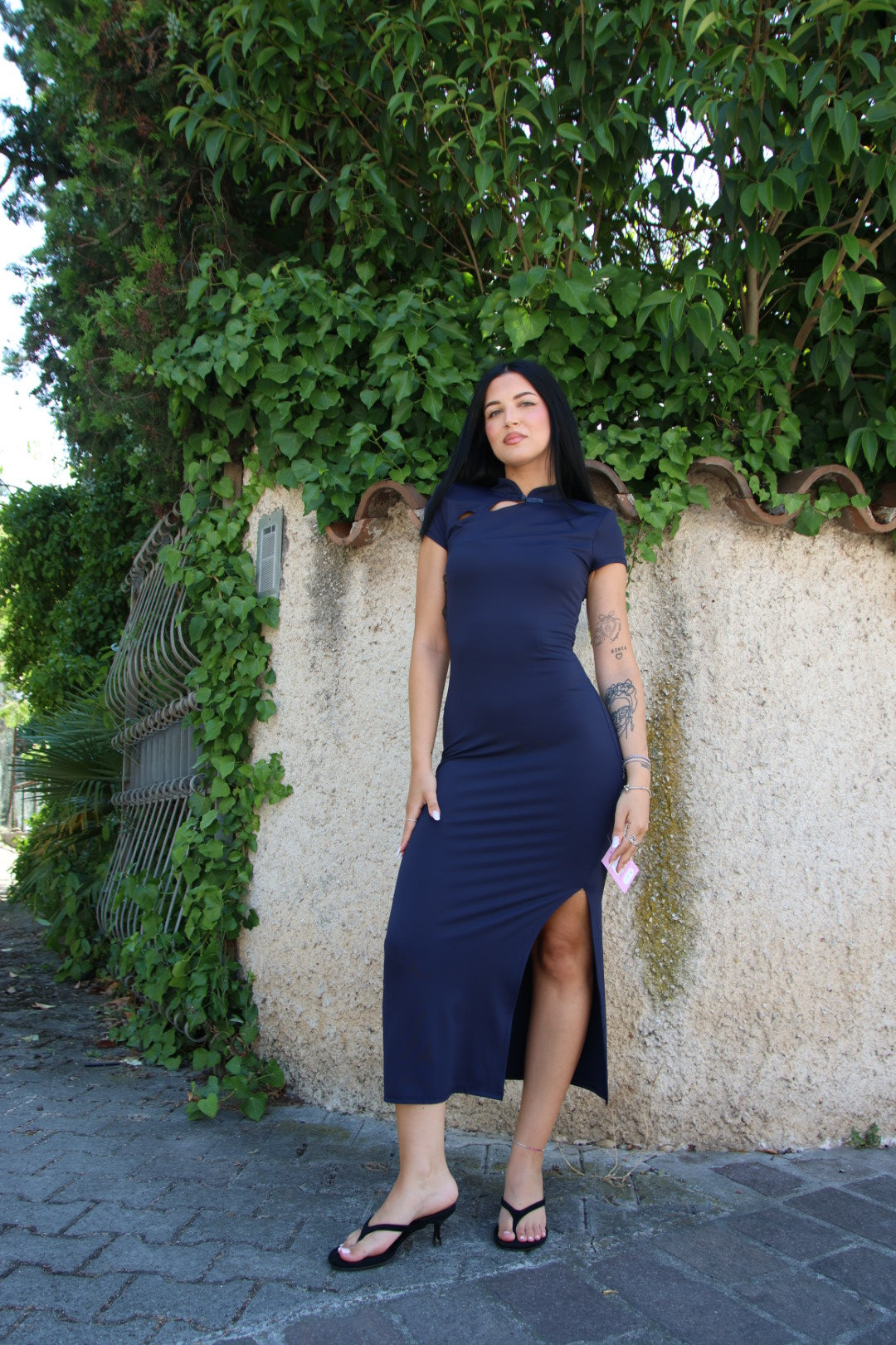 Vestito Yuki Blu