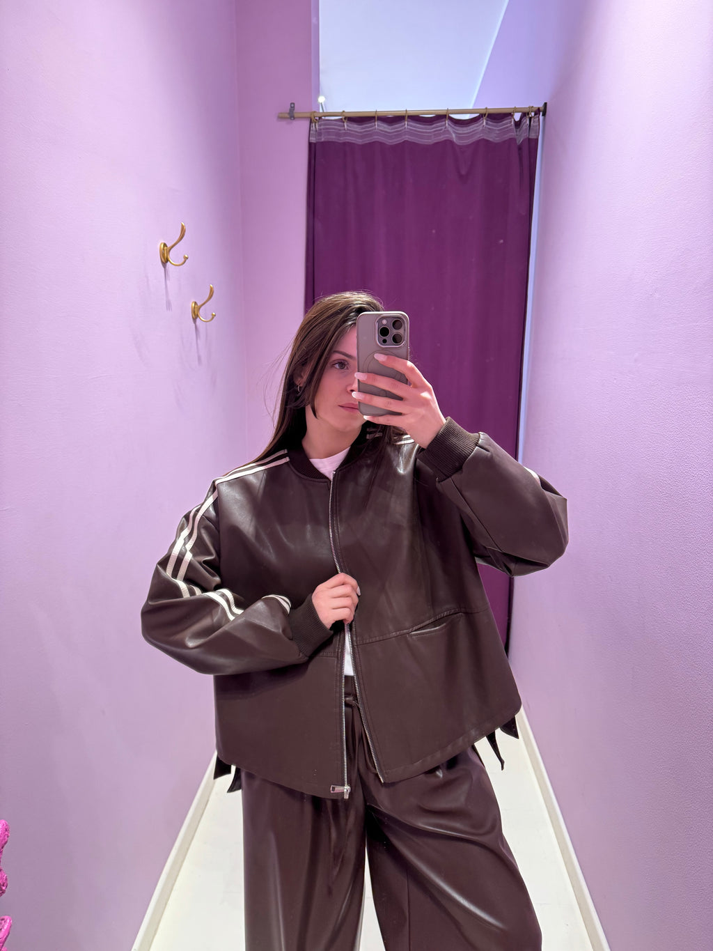 Bomber Rosalia Marrone