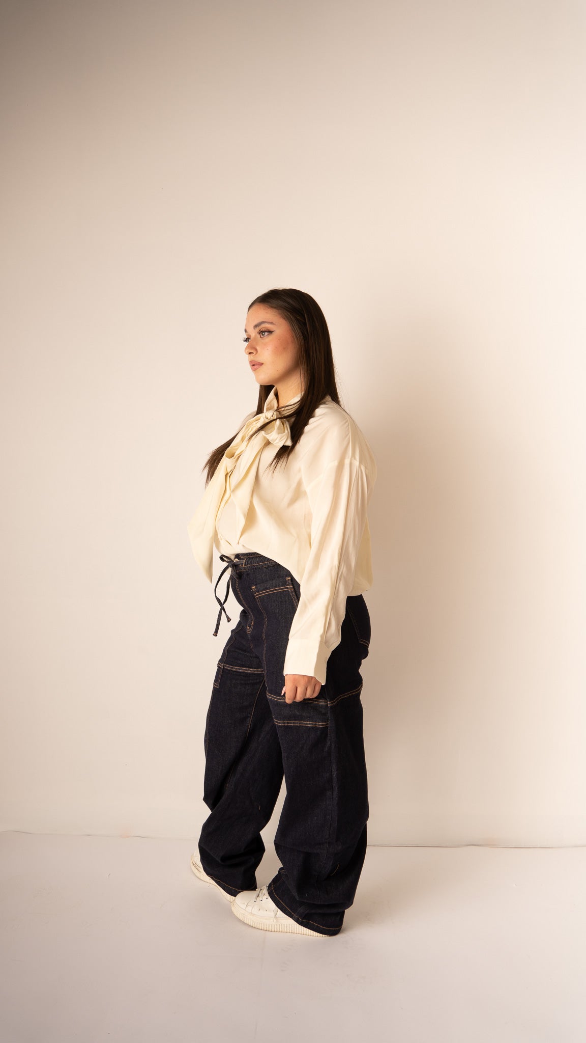 Camicia Fiocco Burro