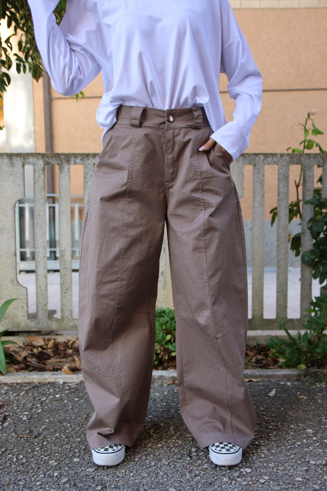 Pantalone Flora Tortora