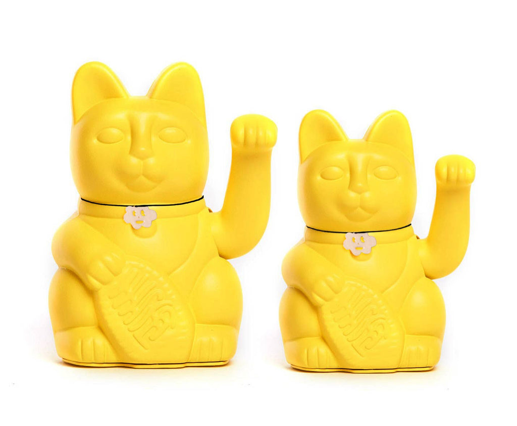Luckycat M - giallo limone