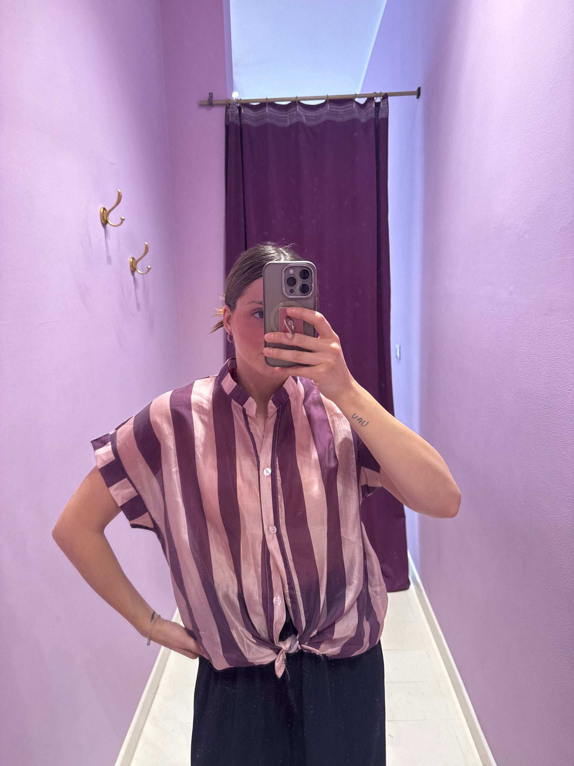 Camicia Lanzarote Malva/Rosa