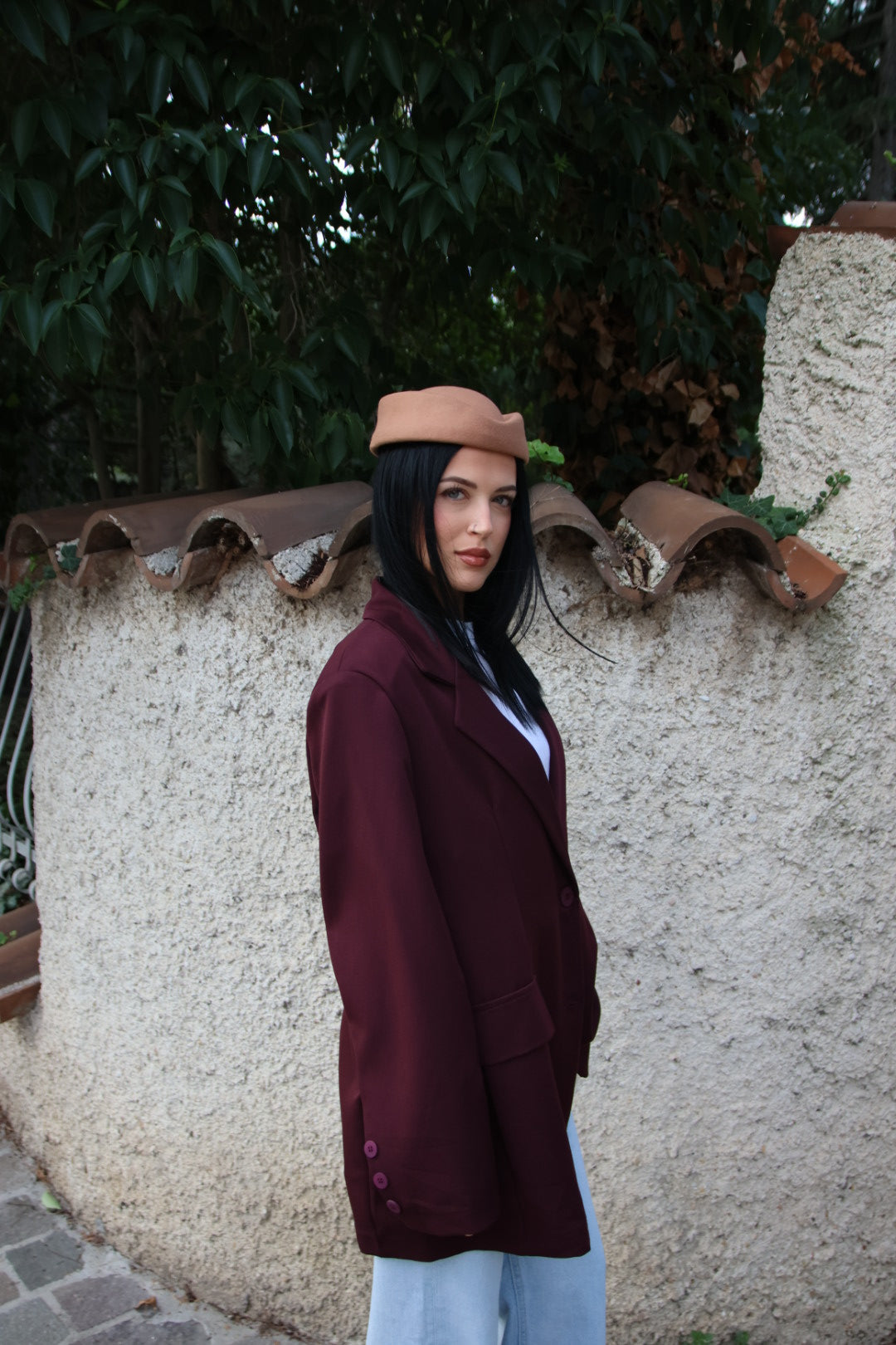Giacca Kelly Bordeaux