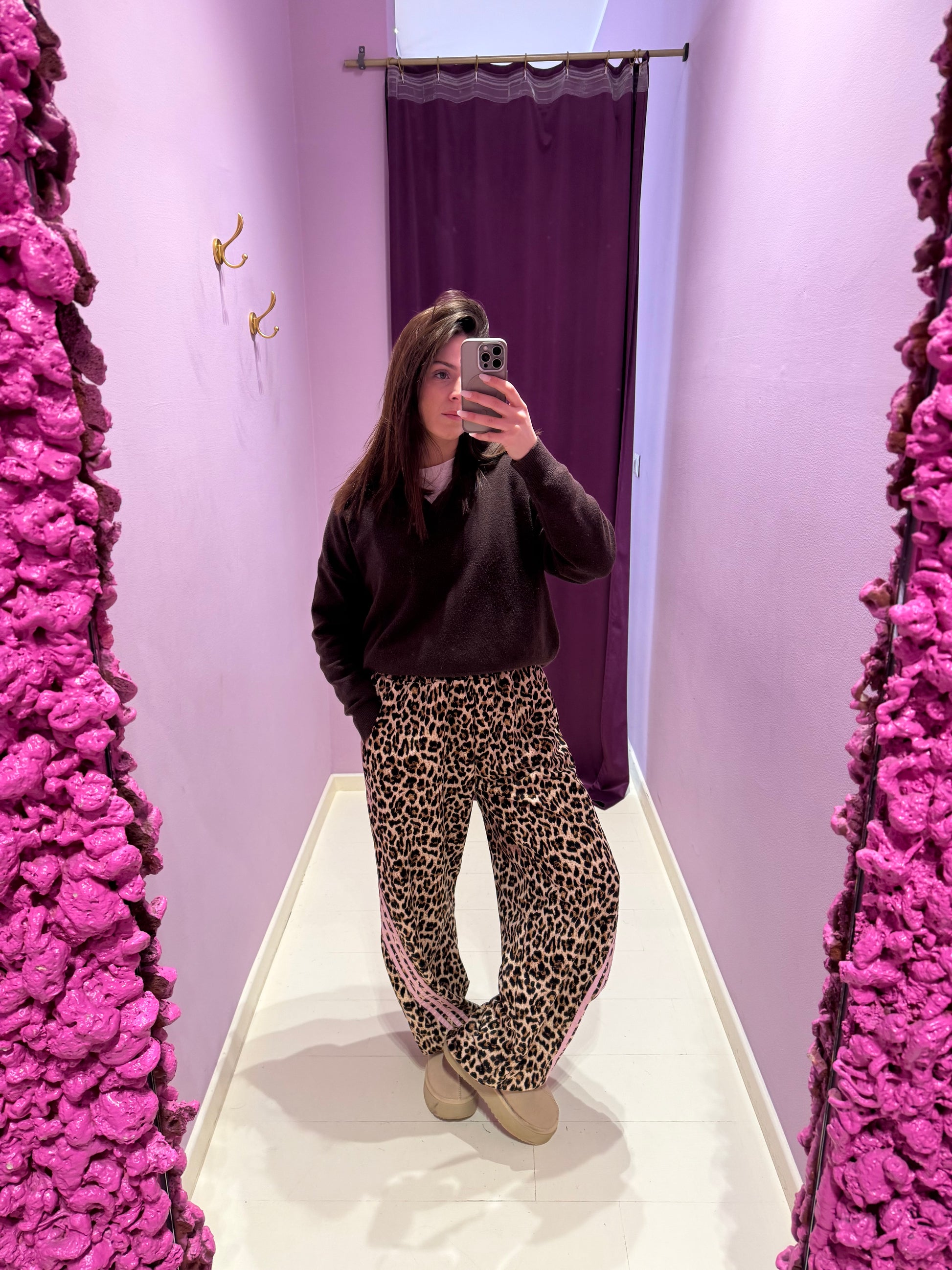 Panta Leopard Rosa