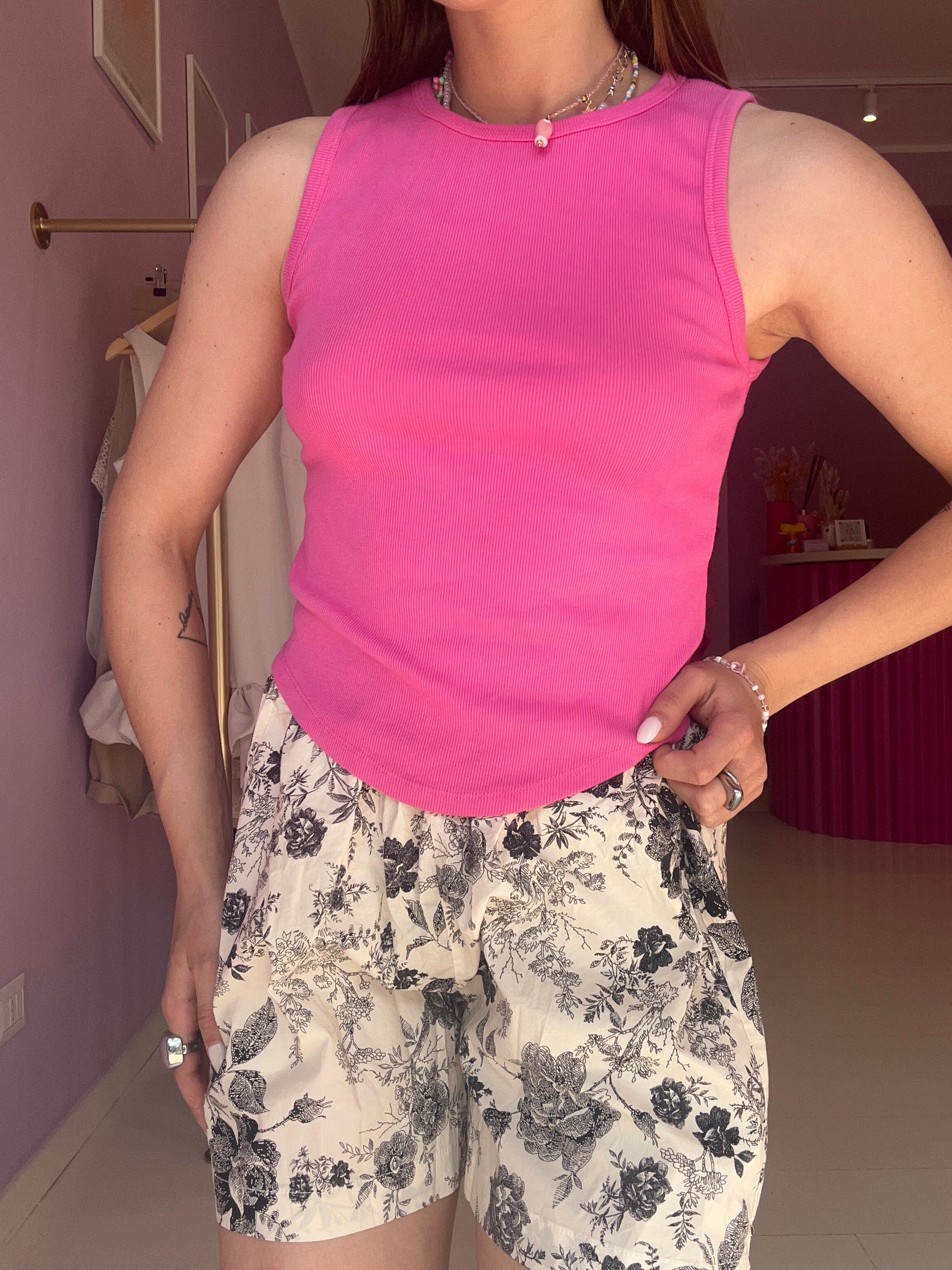 Canotta Guenda Fucsia