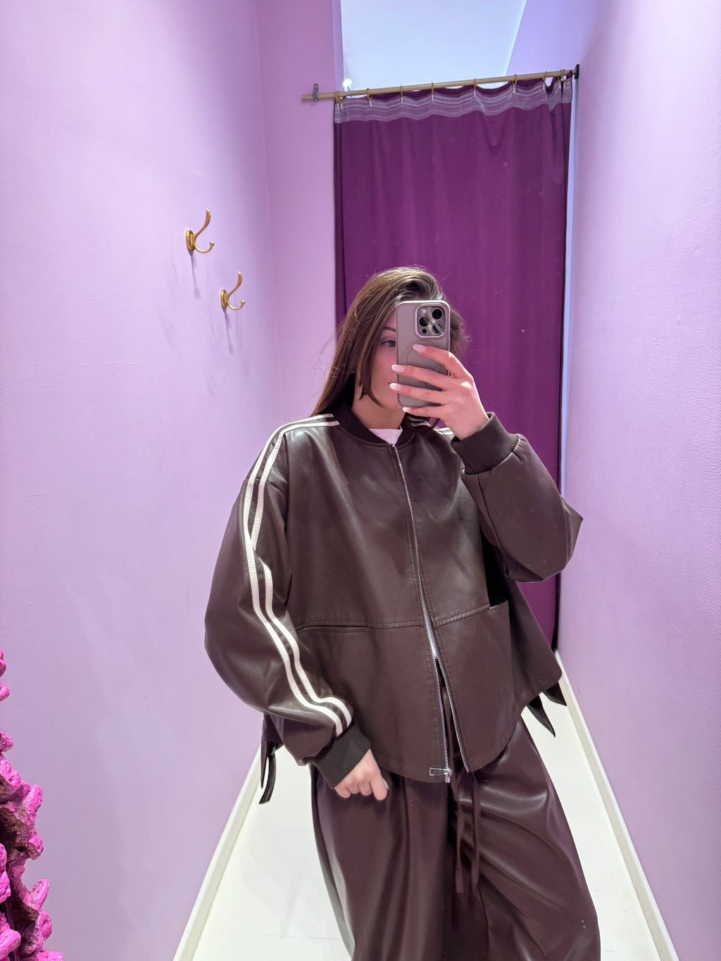 Bomber Rosalia Marrone