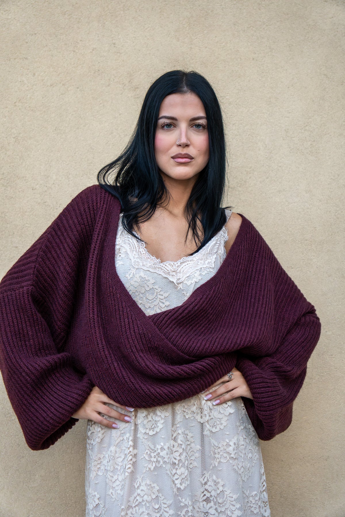 Maglione Rosemary Bordeaux