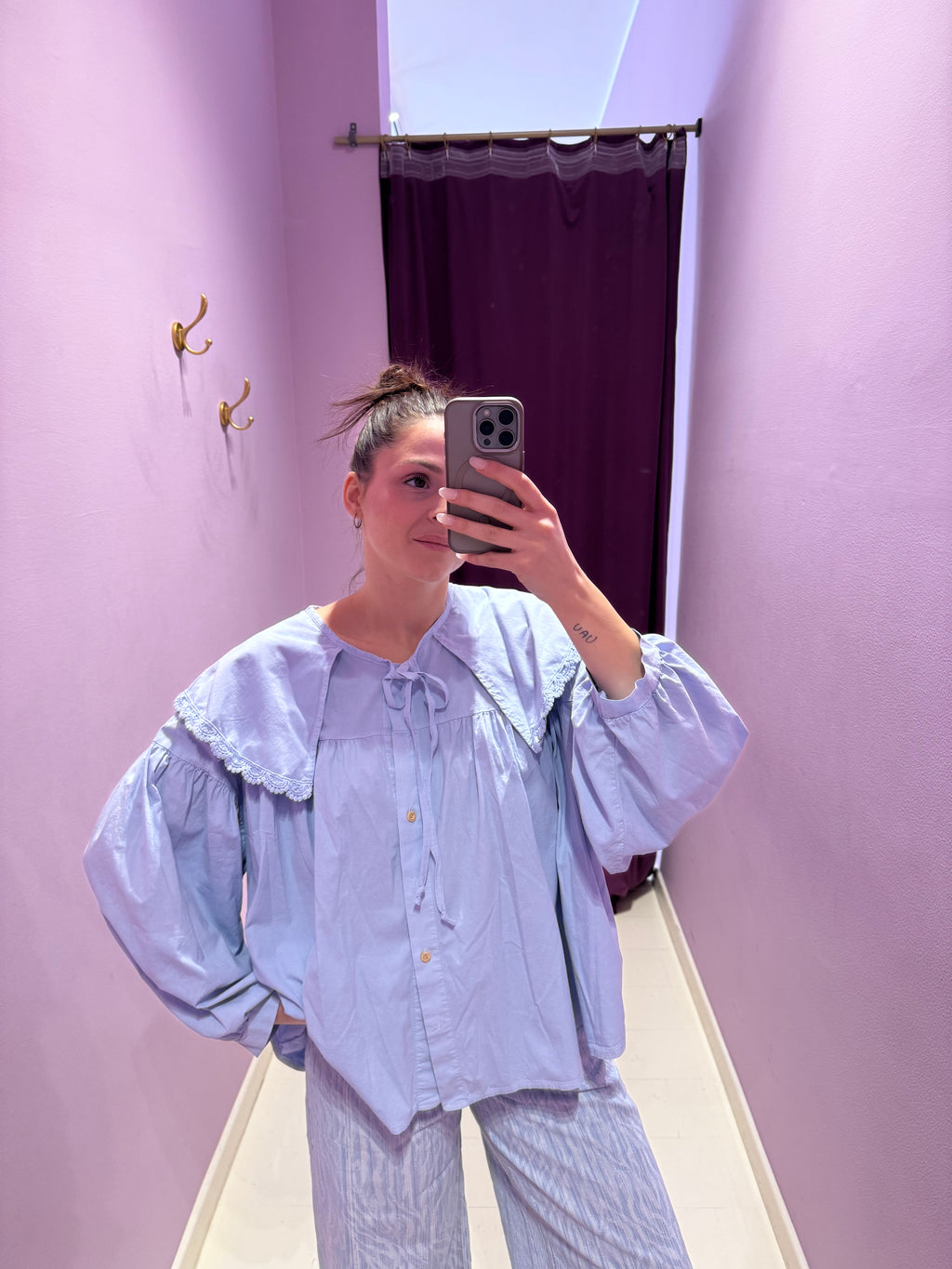 Camicia Valentine Azzurra