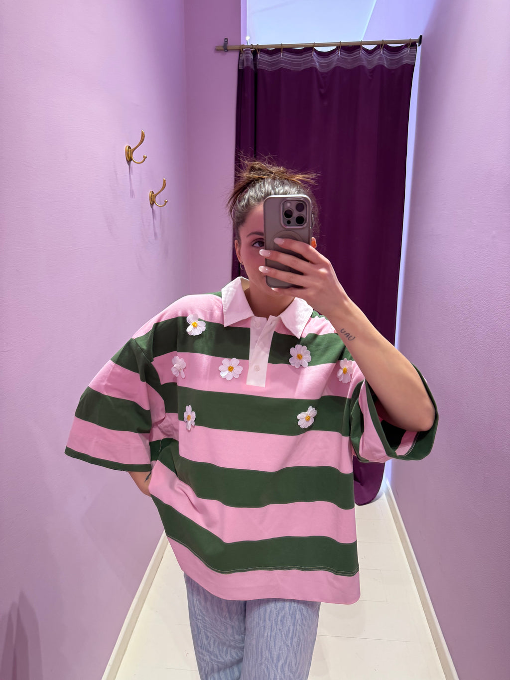 T-Shirt Flower Verdone