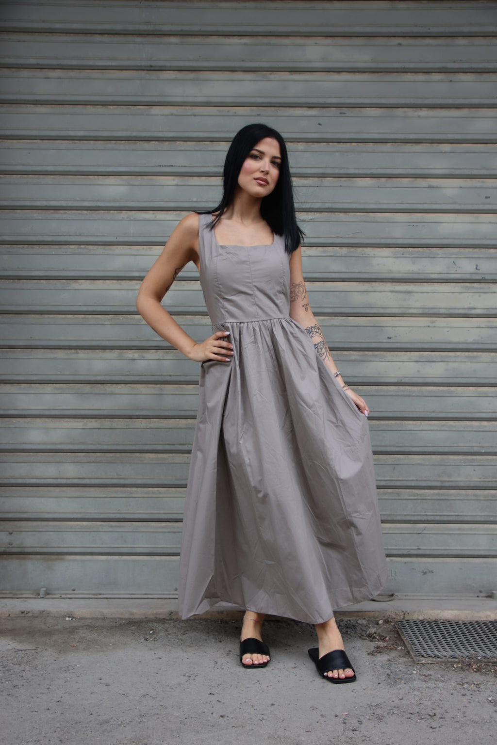 Vestito Corinne Greige