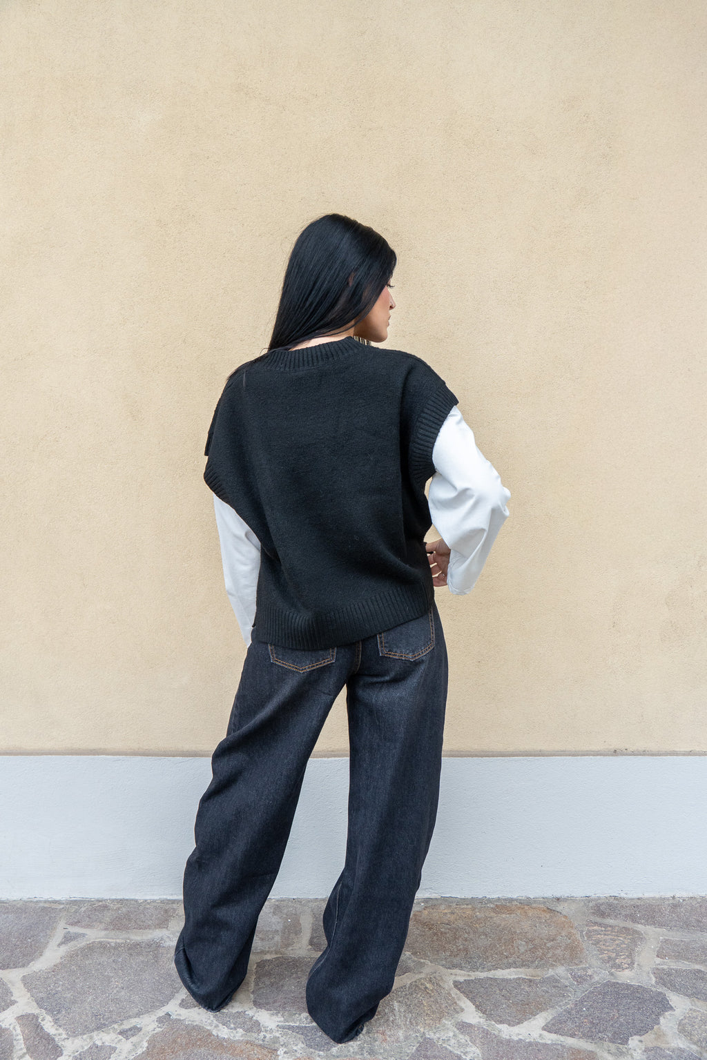Gilet Iris Nero