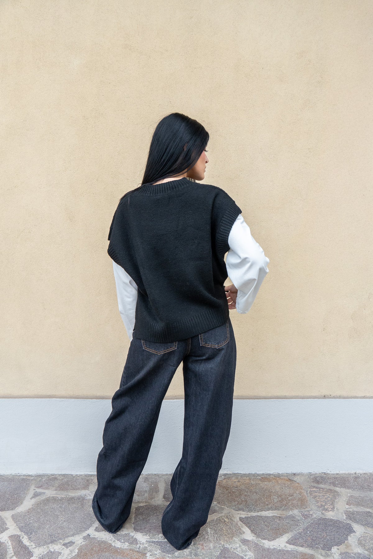 Gilet Iris Nero