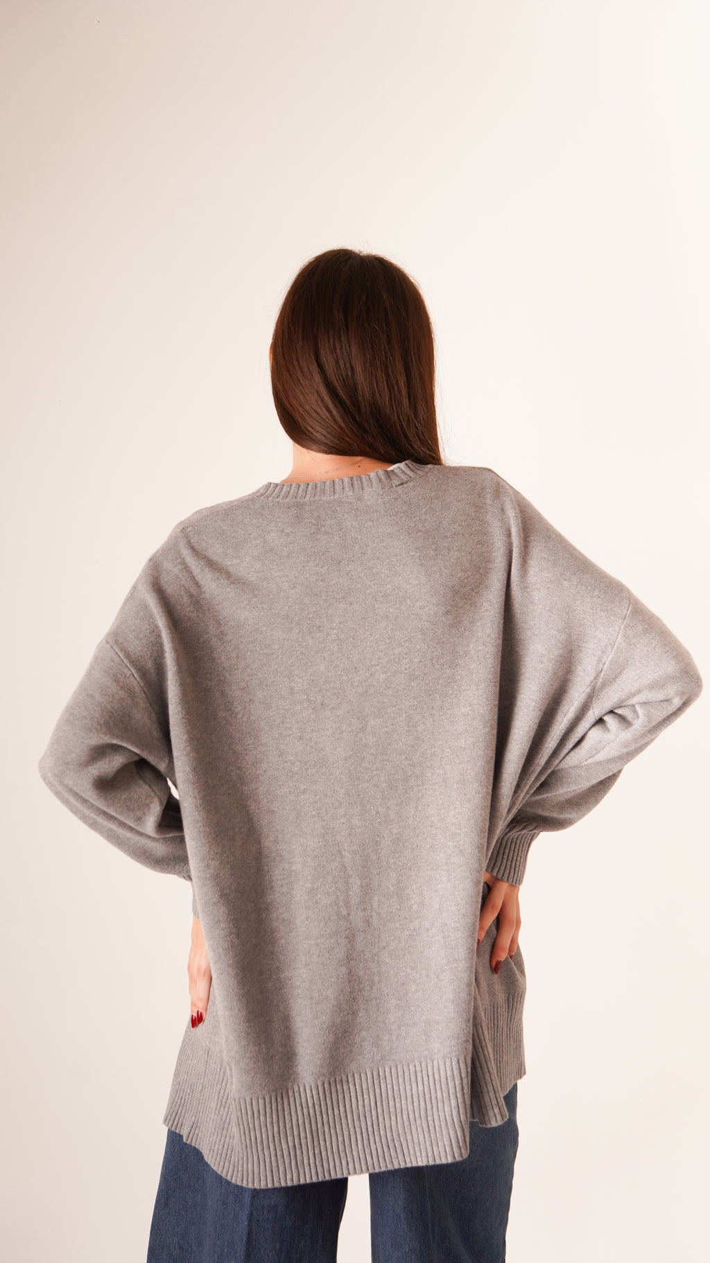 Maxi Maglia Sveva Grigia