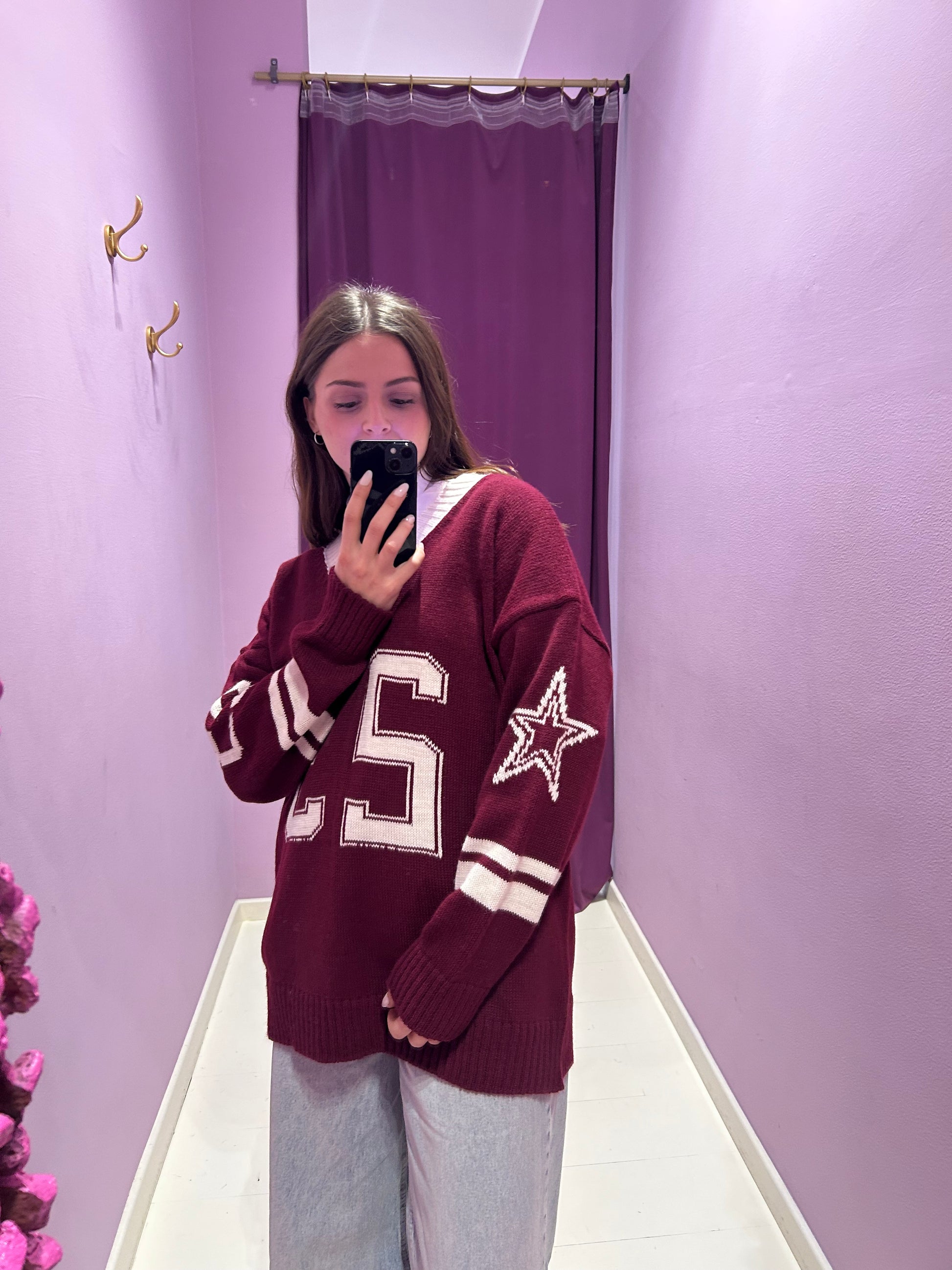 Maglione Glenn Bordeaux