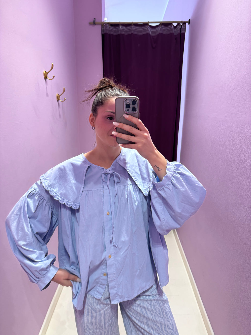 Camicia Valentine Azzurra