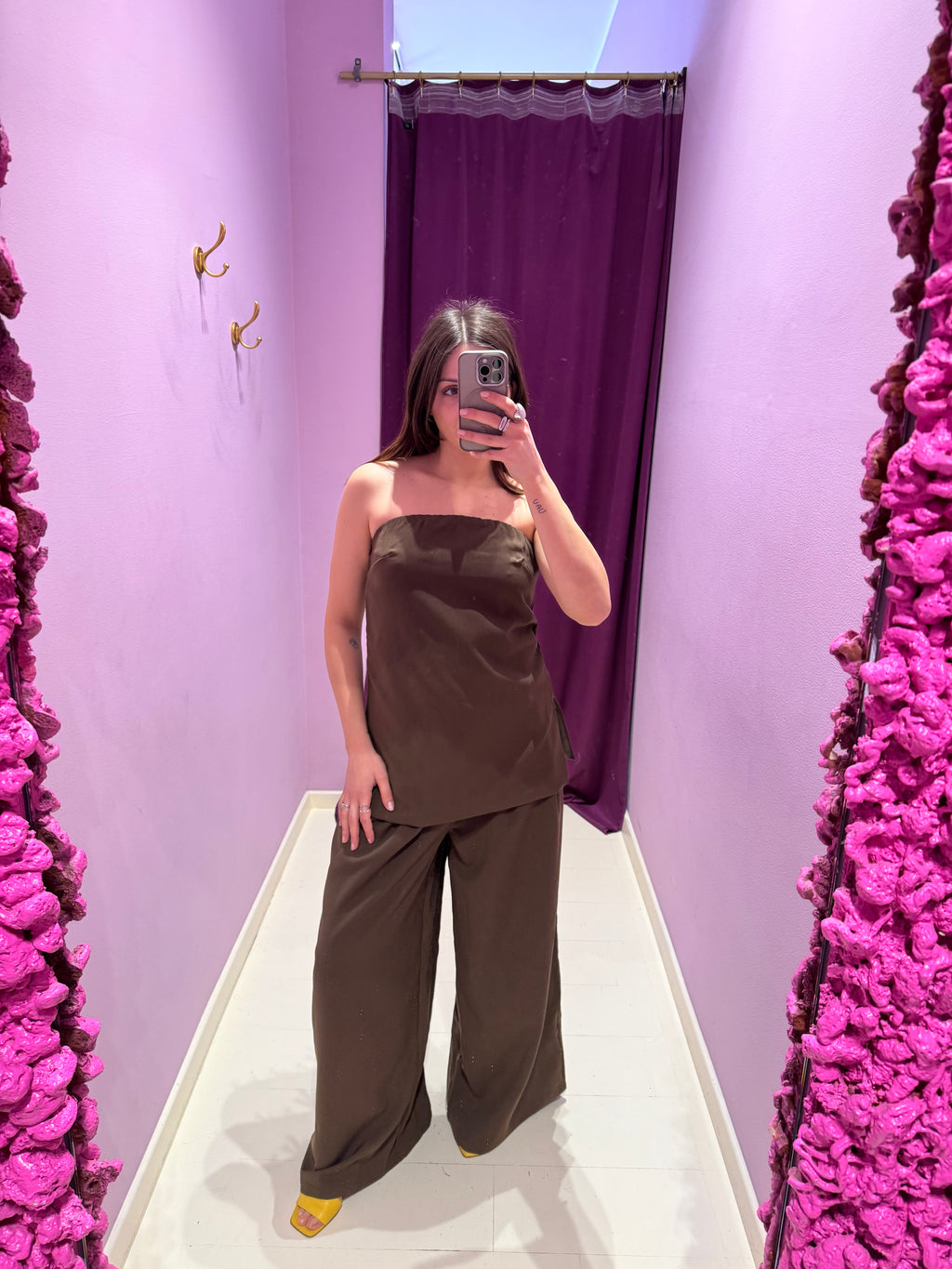 Pantaloni Nora Choco