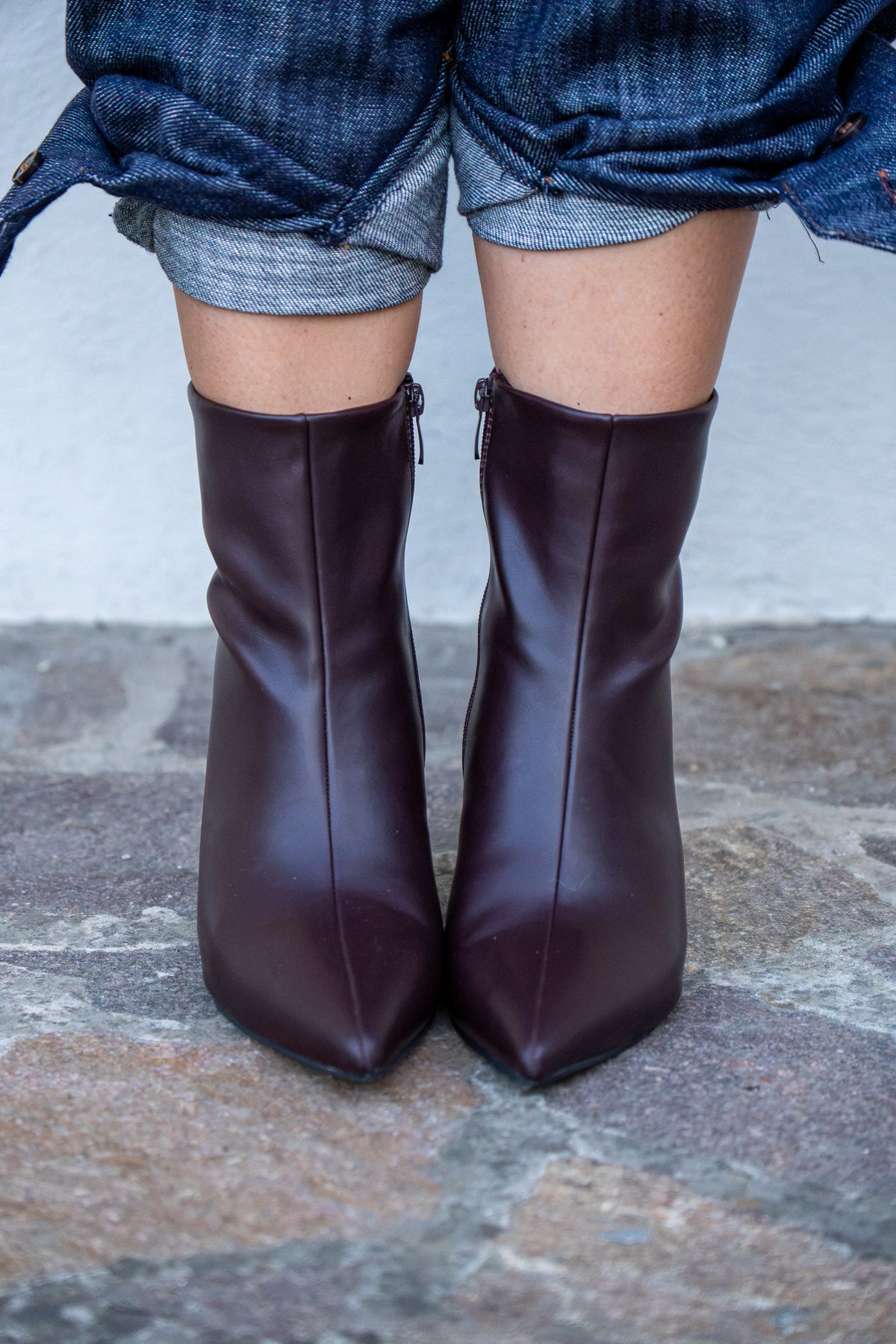 Stivaletto London Bordeaux