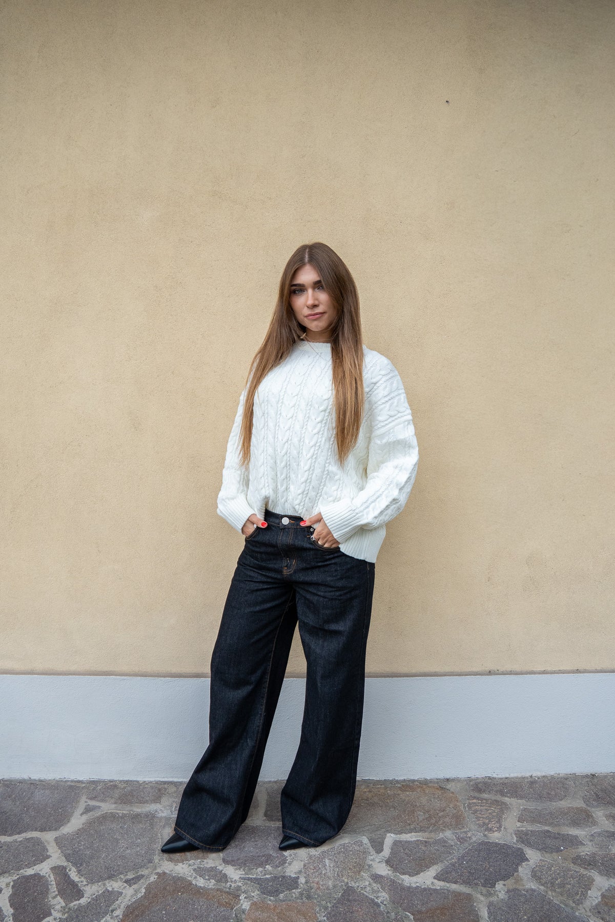 Maglione Camille Bianco